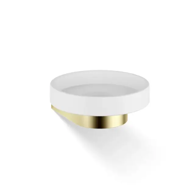 Decor Walther Century WSS Мыльница с керамической чашей, подвесная, цвет: золото матовое 0585882