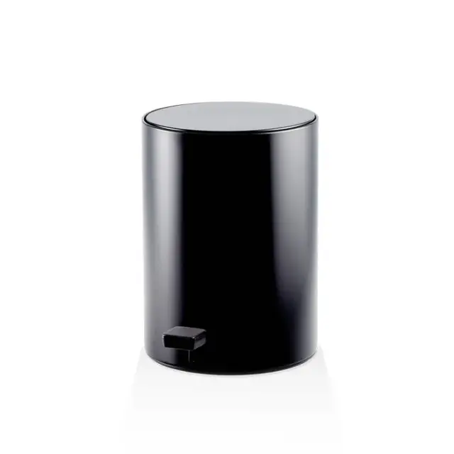 Decor Walther Universal TE 50 Ведро 23,5xh32 см, с педалью и крышкой, цвет: черный матовый 0613660