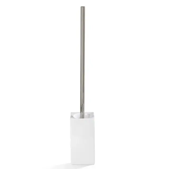 Decor Walther Porzellan DW 6250 Ершик для унитаза напольный с керамич. колбой, цвет: никель сатин. 0834734