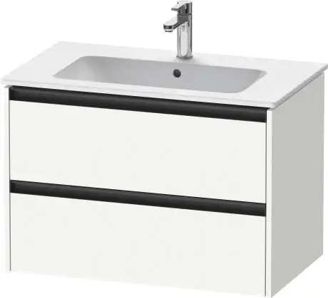 Duravit Ketho.2 Тумба под раковину 81x48x55h см, цвет: Gres Pietra Grey Opaco K25263018180000