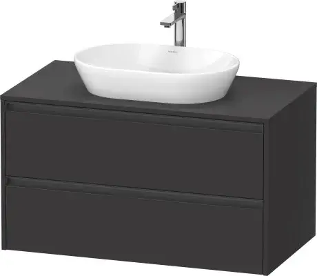 Duravit Ketho.2 Тумба под раковину 100x55x56,8h см, цвет: графит супермат. K24896080800000
