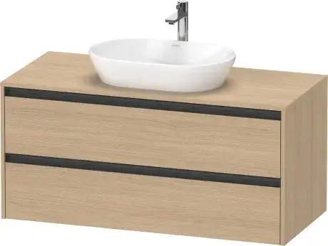 Duravit Ketho.2 Тумба под раковину с 2-мя ящ. 120x55x56,8h см, цвет: дуб натур. K24897030300000