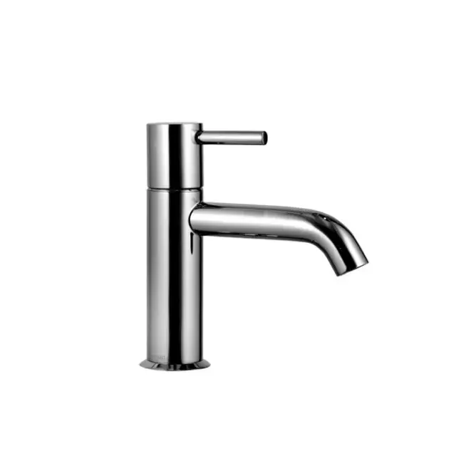 Fantini Nostromo Смеситель для раковины, 1 отв., излив 14,5 см, цвет: нержавеющая сталь 50 93 E803WF