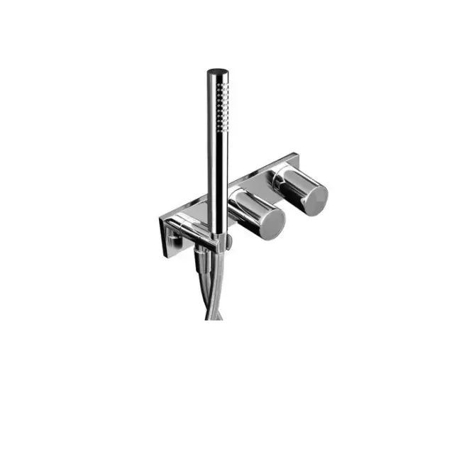 Fantini Milano Смеситель для душа, встраиваемый, цвет матовая натуральная сталь 31 93 E584B