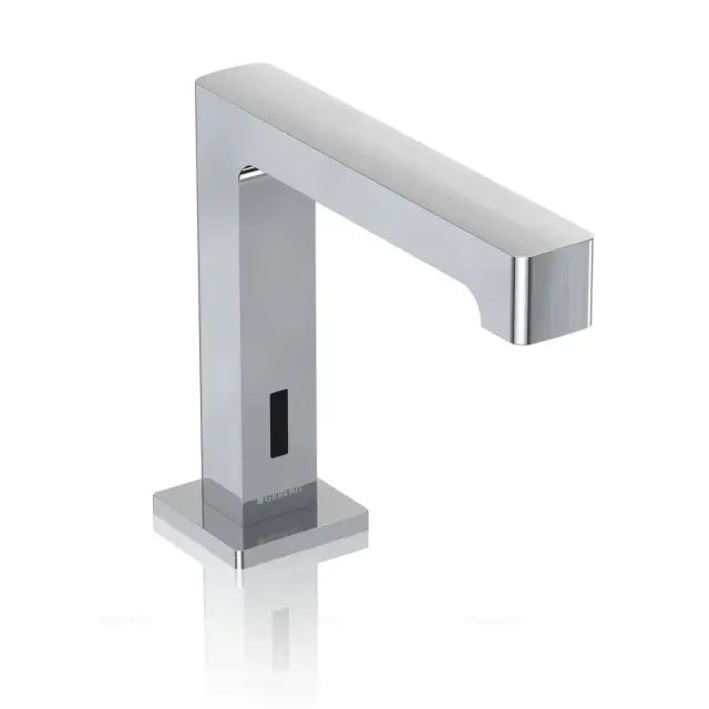 Geberit Brenta Смеситель для раковины, сенсорный, на 1 отв., цвет: хром глянцевый 116.172.21.1