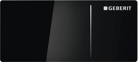 Geberit Sigma 70 Кнопка дистанционного смыва для инсталляции Sigma 12, стекло цвет: черный глянцевый 115.630.SJ.1