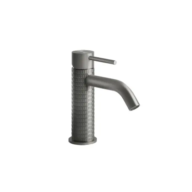 Gessi 316 Смеситель для раковины без донного клапана однорычажный, цвет: steel brushed 54202#239