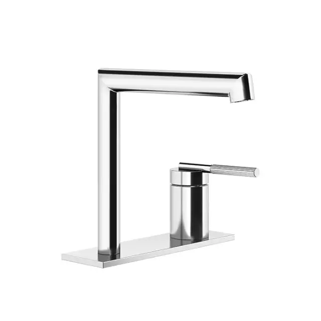 Gessi Ingranaggio Смеситель для раковины без донного клапана однорычажный, цвет: chrome 63515#031