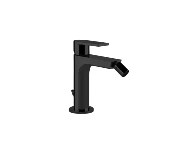 Gessi Emporio Via manzoni Смеситель для биде, однорычажный, с донным клапаном, цвет: matte black 38608#299