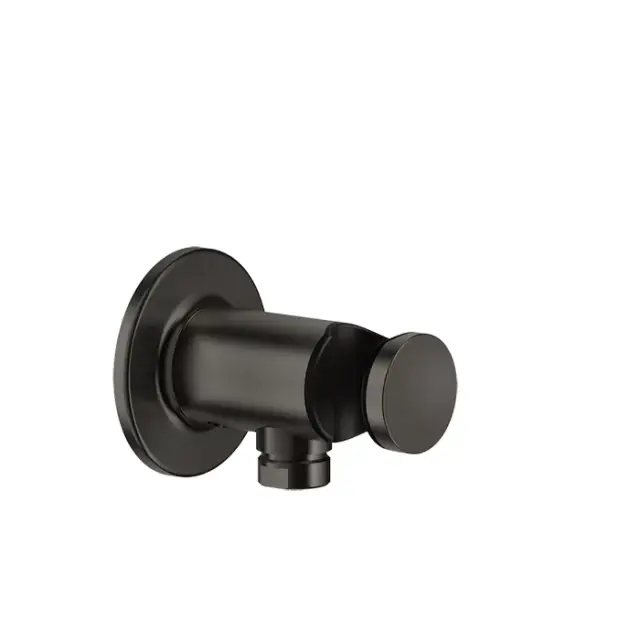 Gessi Inciso Шланговое подключение с держателем душа, цвет: matte black 58161#299