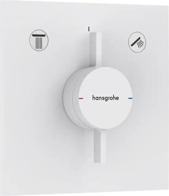 Hansgrohe DuoTurn E Смеситель для душа встраиваемый на 2 потребителя, цвет: матовый белый 75417700