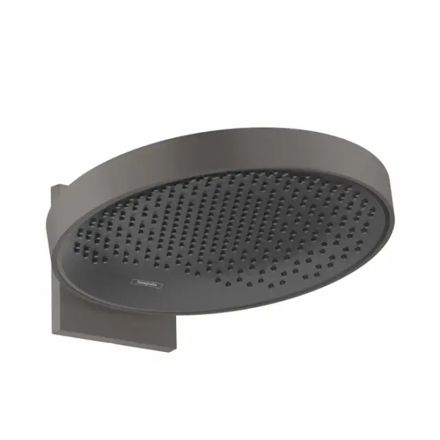 Hansgrohe Rainfinity Верхний душ 36 см, 1 режим, настенное крепление, цвет: шлифованный черный хром 26230340