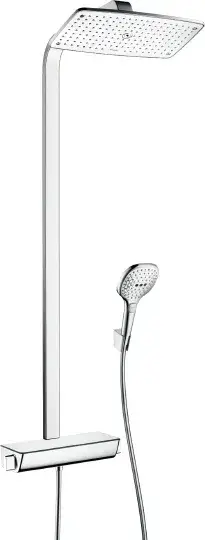 Hansgrohe Raindance Select S Душевая стойка: термостат, верхний душ 36x19 см, цвет: хром/белый 27112400