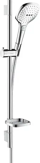 Hansgrohe Raindance Select E Душевой гарнитур: лейка 3 режима, штанга 72 см, цвет: белый/хром 26620400