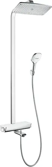 Hansgrohe Raindance Select E Душевая стойка: термостат, излив,верхний душ 36x19 см, цвет: хром/белый 27113400
