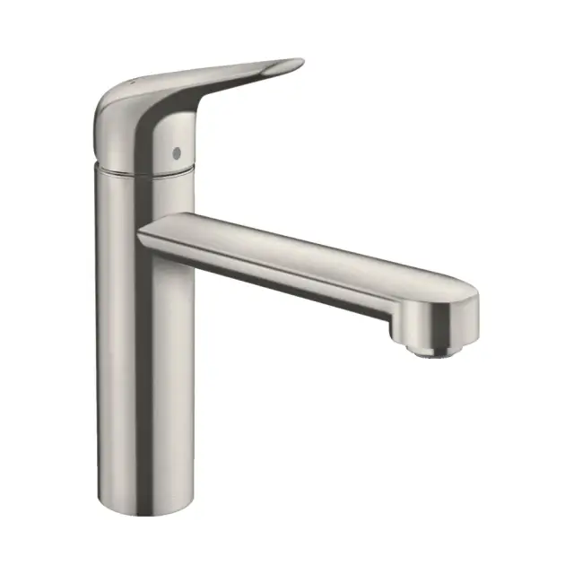 Hansgrohe Focus M42 Смеситель для кухонной мойки однорычажный 120 1jet, цвет: нержавеющая сталь 71806800