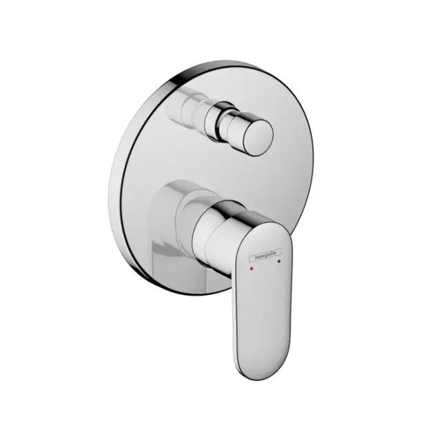 Hansgrohe Vernis Blend Смеситель для ванны встраиваемый на 2 потребителя, внешняя часть, цвет: хром 71467000