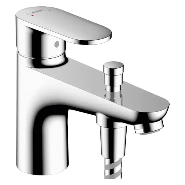 Hansgrohe Vernis Blend Смеситель на борт ванны однорычажный Monotrou, 2 режима расхода, цвет: хром 71446000