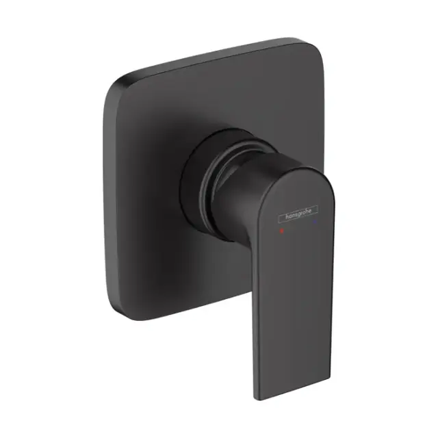 Hansgrohe Vernis Shape Смеситель для душа встраиваемый, внешняя часть, цвет: матовый черный 71658670
