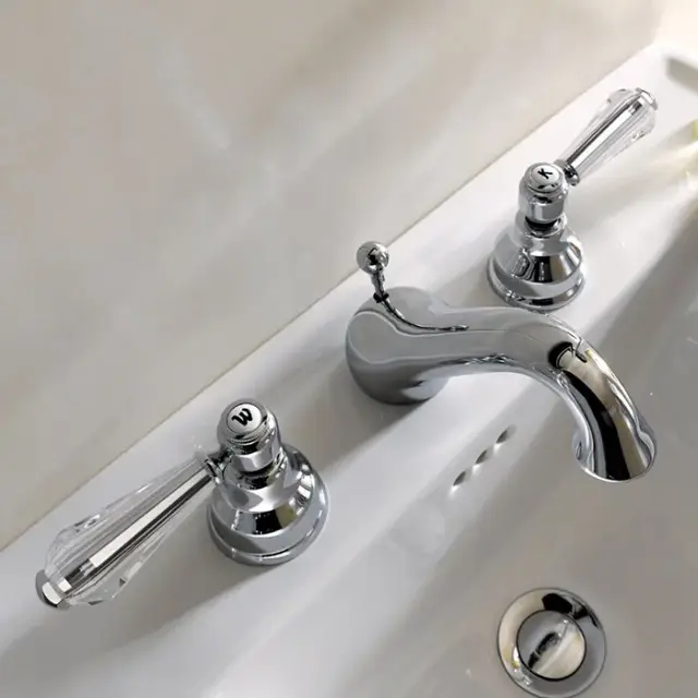 Jorger Delphi Deco Смеситель для раковины, цвет: хром/crystal 129.30.300.000-11