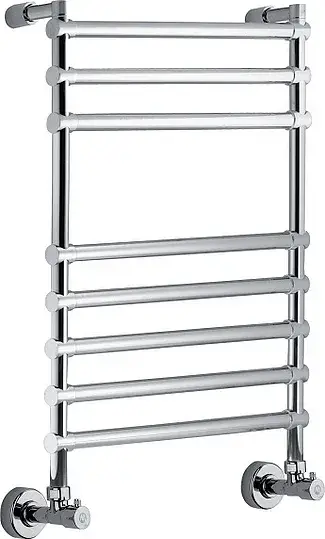 Margaroli Sole 464/8 Полотенцесушитель водяной для ГВС 43,5х76h (int 47), нижнее, цвет: chrome 4643708CRN