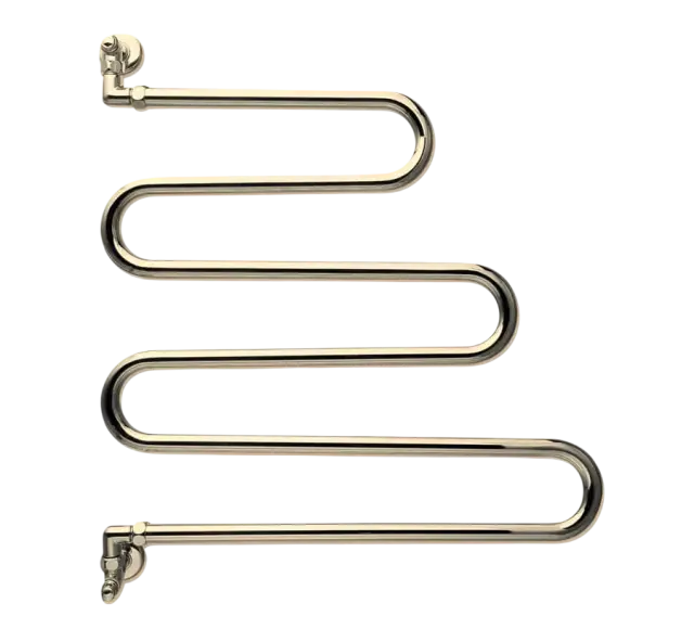 Margaroli Vento 405 Полотенцесушитель водяной для ГВС 60х70,5h (int 63,5), вертик. brushed nickel 405BN