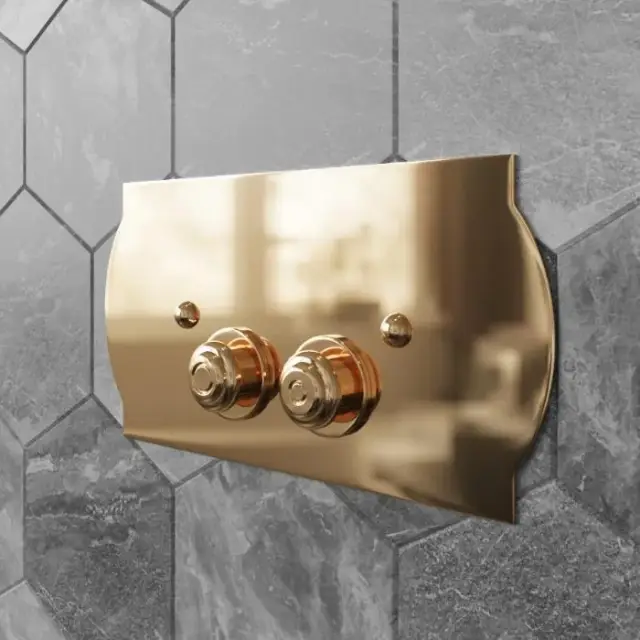 TW 300.3 Клавиша смыва для бачков Geberit UP320/720, 33х2,5хh17 см, цвет золото TW300.3oro