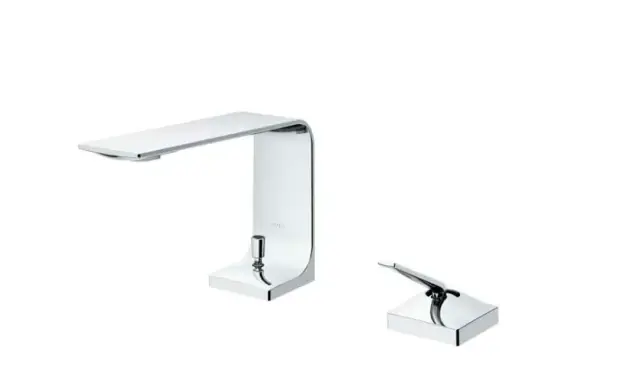 Toto Neorest Смеситель для раковины, h11,4 см, Comfort Glide, со сливным клап., цвет: хром TLP02301R