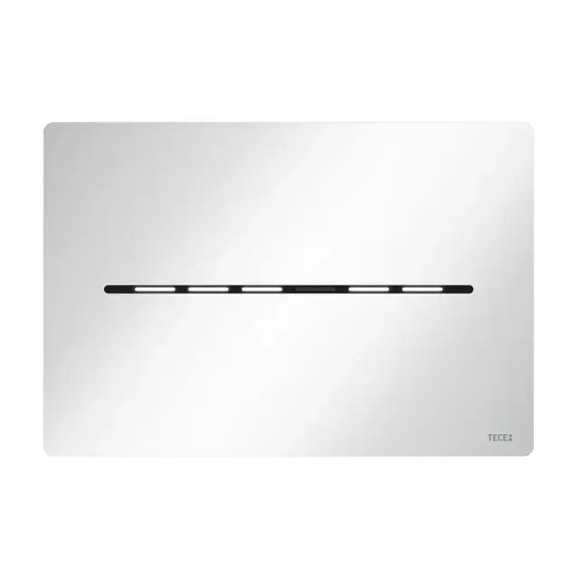Tece Solid Кнопка смыва для унитаза антивандальная, металл, бесконтактная, цвет: белый глянцевый 9240462
