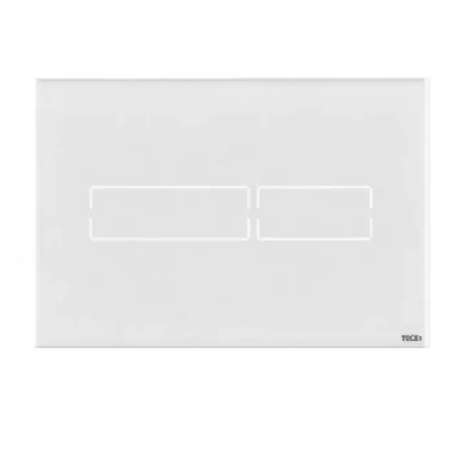 Tece Lux Mini Лицевая панель с блоком управления белая, стекло 9820369