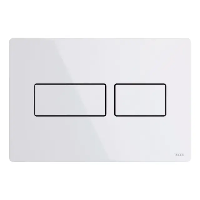 Tece Solid Кнопка смыва для унитаза антивандальная, металл, цвет: белый глянцевый 9240432