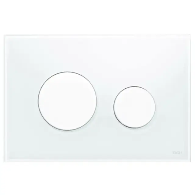 Tece Loop Кнопка смыва для унитаза, стекло, цвет: белый 9240650