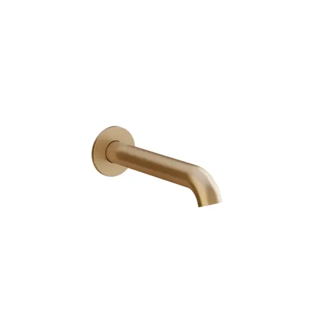 Gessi Origini Излив настенный для ванны 20,5 см, цвет: warm bronze brushed PVD 66103#726