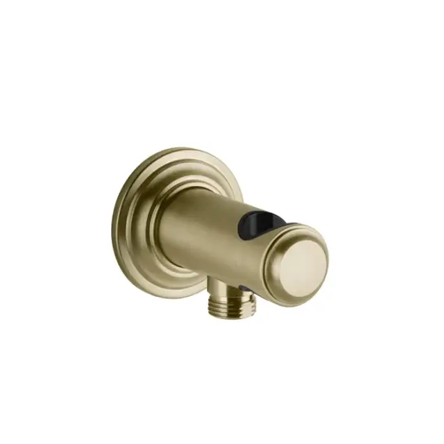 Gessi Venti20 Шланговое подключение с держателем для душа цвет: brushed brass PVD 65161#727