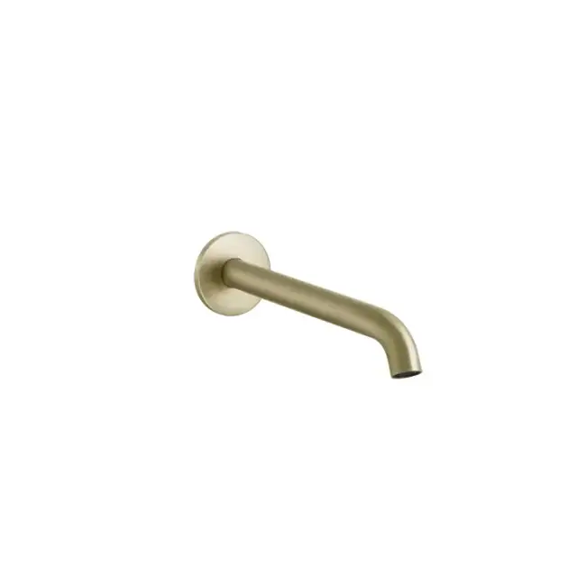 Gessi 316 Излив настенный для раковины 21 см, цвет: brushed brass PVD 54110#727