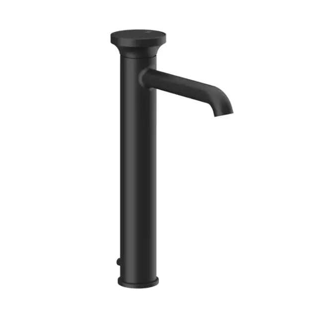 Gessi Origini Смеситель для раковины высокий, с д/к, высота излива 24,4 см, цвет: matte black 66003#299