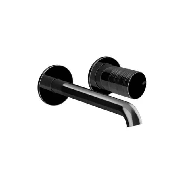 Gessi Habito Смеситель для раковины встр., без вн. части, длина излива 20,1 см, цвет:black metal PVD 70388#706