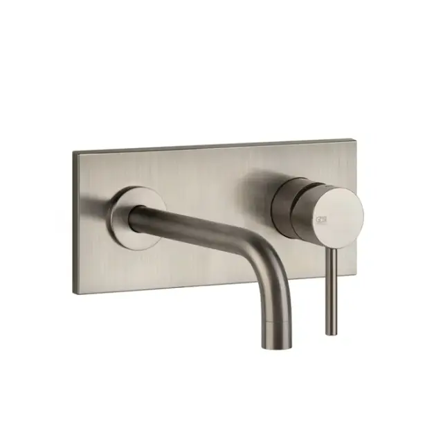 Gessi Via Tortona Смеситель для раковины встраиваемый, без вн. части, цвет: finox brushed nickel 44827#149