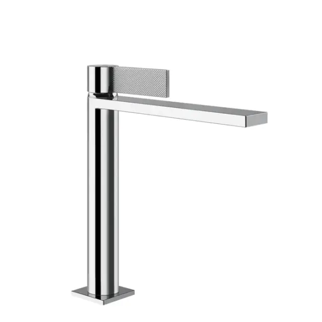Gessi Inverso Diamantato Смеситель для раковины высокий, с д/к, высота излива 20 см, цвет: chrome 73655#031