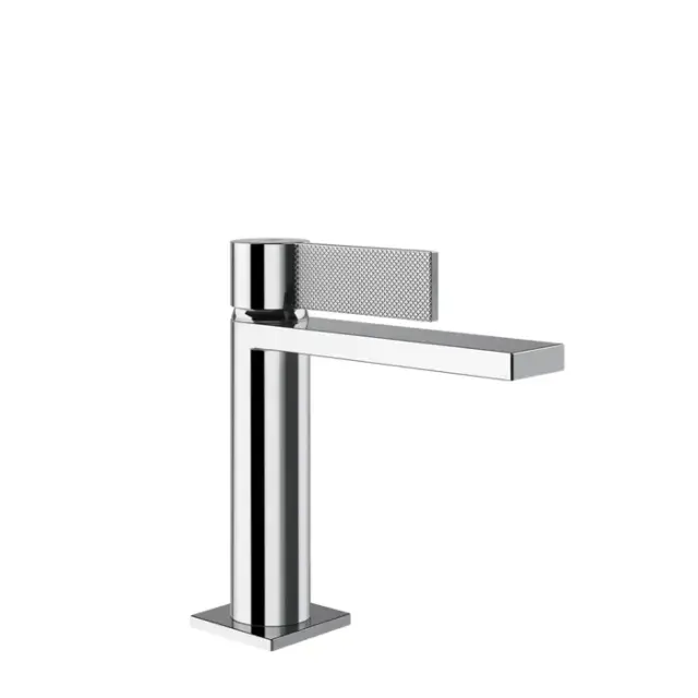 Gessi Inverso Diamantato Смеситель для раковины, с д/к, длина излива 12,6 см, цвет: chrome 73651#031