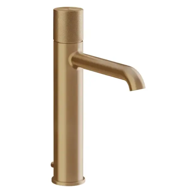 Gessi Habito Смеситель для раковины выс., с д/к, высота излива 17,4см, цвет: warm bronze brushed PVD 70605#726