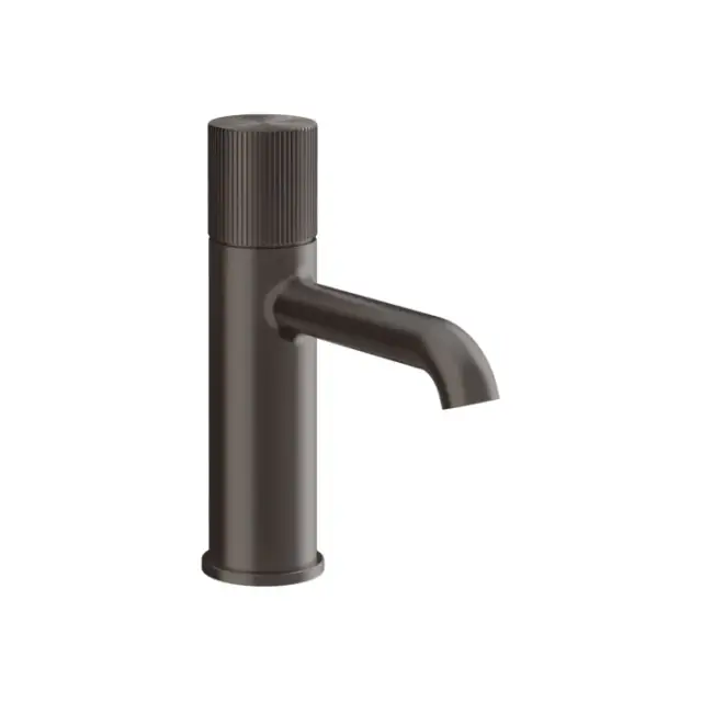 Gessi Habito Смеситель для раковины, без д/к, длина излива 13,1 см, цвет: black metal brushed PVD 70502#707
