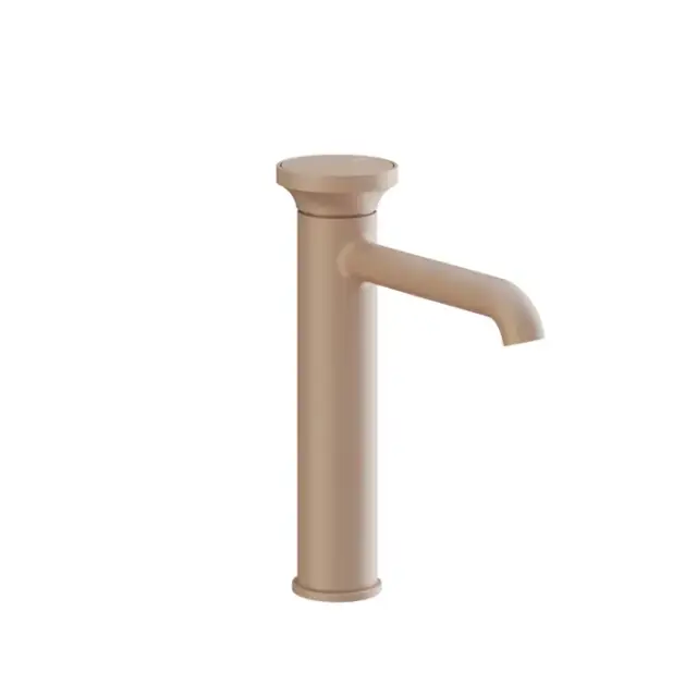 Gessi Origini Смеситель для раковины высокий, без д/к, высота излива 17,4 см, цвет: matte cipria 66006#275