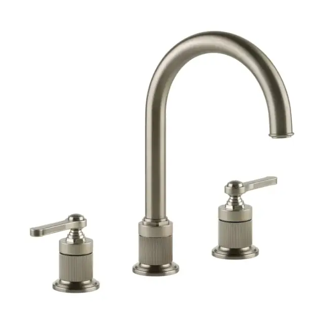 Gessi Venti20 Смеситель для раковины высокий на 3 отверстия, без д/к, цвет: finox brushed nickel 65016#149