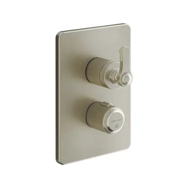 Gessi Venti20 Смеситель для душа термостат. на 2 потребителя, встраив., цвет: finox brushed nickel 65135#149