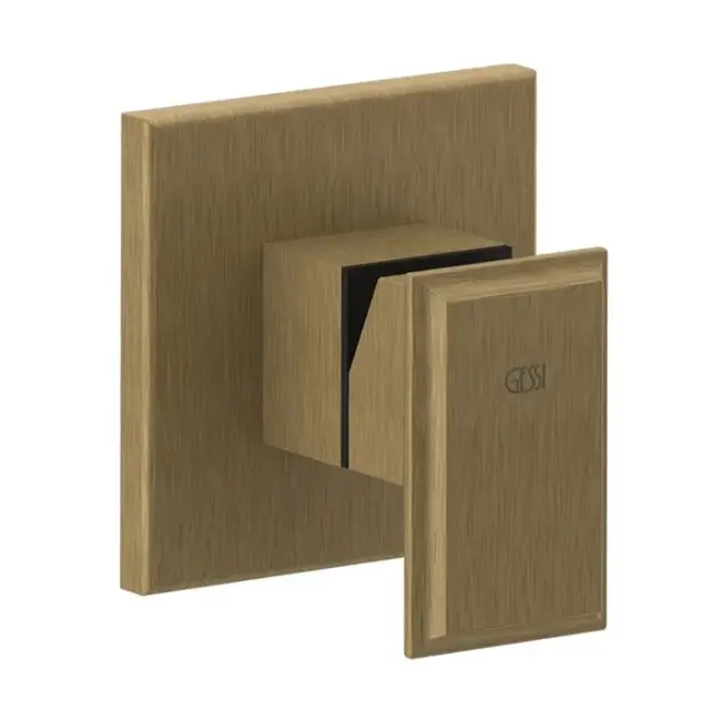 Gessi Eleganza Смеситель для душа на 1 потребитель, встраиваемый, внешняя часть, цвет: antique brass 46106#713