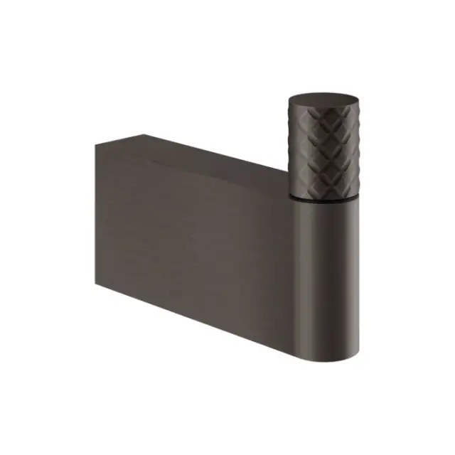 Gessi Habito Intreccio Крючок для полотенец одинарный, подвесной, цвет: black metal brushed PVD 70123#707