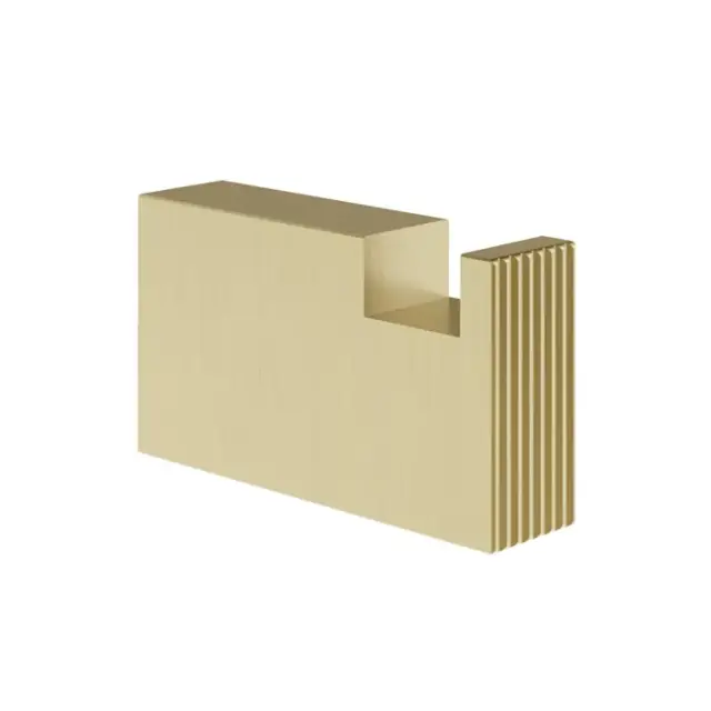 Gessi Inverso Rigato Крючок для полотенец одинарный, подвесной, цвет: brushed brass PVD 73521#727