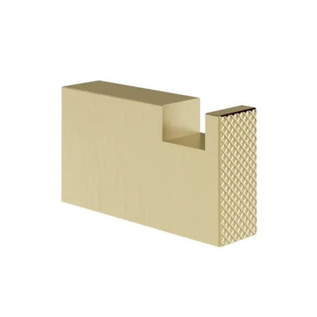 Gessi Inverso Diamantato Крючок для полотенец одинарный, подвесной, цвет: brushed brass PVD 73621#727