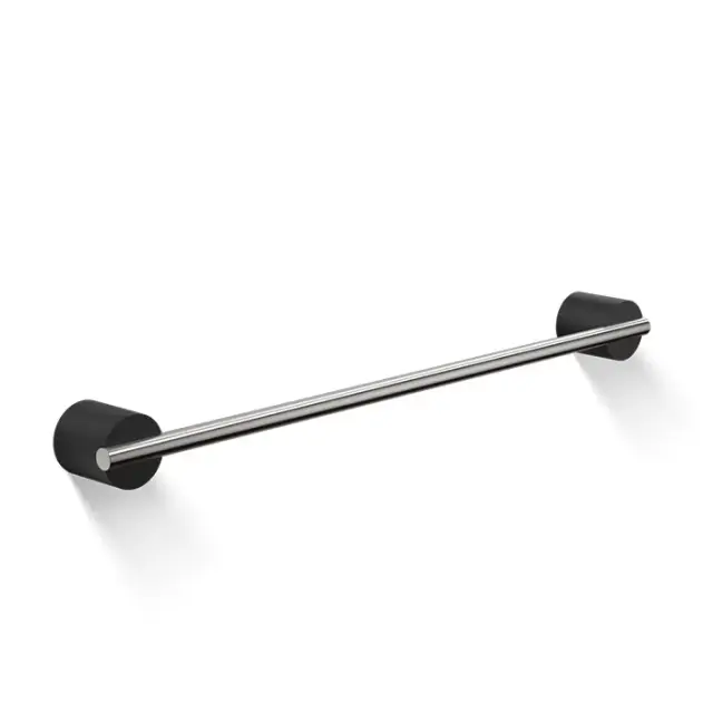 Decor Walther Black Stone HTE45 Полотенцедержатель подвесной 45 см, цвет: черный матовый/сталь матов 0975165